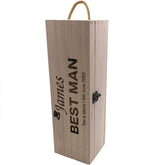 Personalised Best Man Usher Champagne or Wine Bottle Holder Gift - ukgiftstoreonline