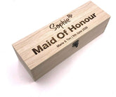 Personalised Bridesmaid, Maid Of Honour, Mother Of The Groom Mother of the Bride Champagne or Wine Bottle Holder Gift - ukgiftstoreonline