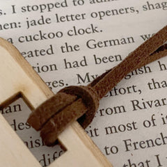Personalised Engraved Dad Gift Wooden Bookmark with Sentiment Personalised Bookmark ukgiftstoreonline