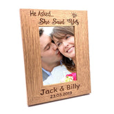 Personalised Engagement Gift Memories Portrait Photo Frame Gift - ukgiftstoreonline