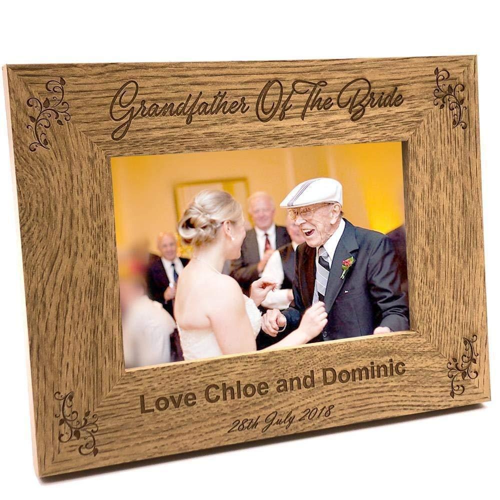 Personalised Grandfather Of The Bride Photo Frame Wedding Gift - ukgiftstoreonline