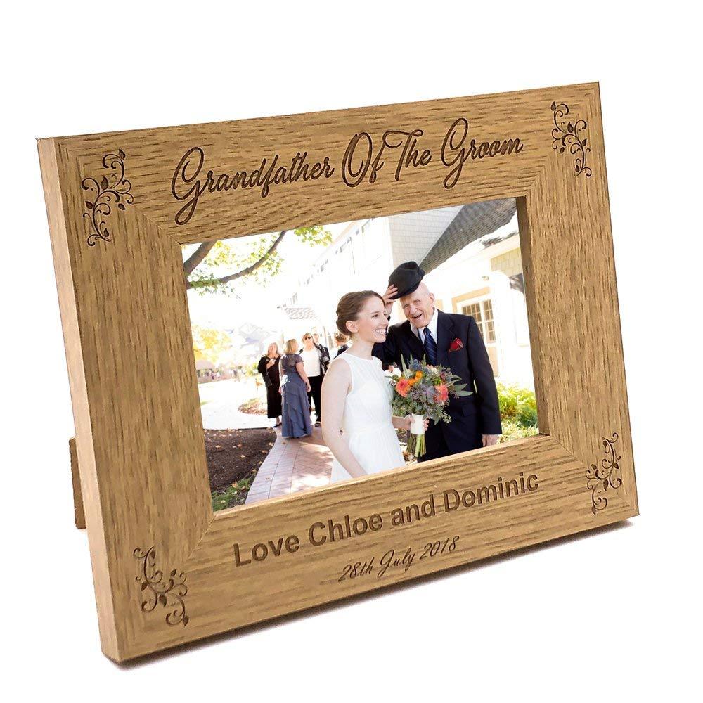 Personalised Grandfather Of The Groom Photo Frame Wedding Gift - ukgiftstoreonline