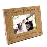 Personalised Grandfather Of The Groom Photo Frame Wedding Gift - ukgiftstoreonline