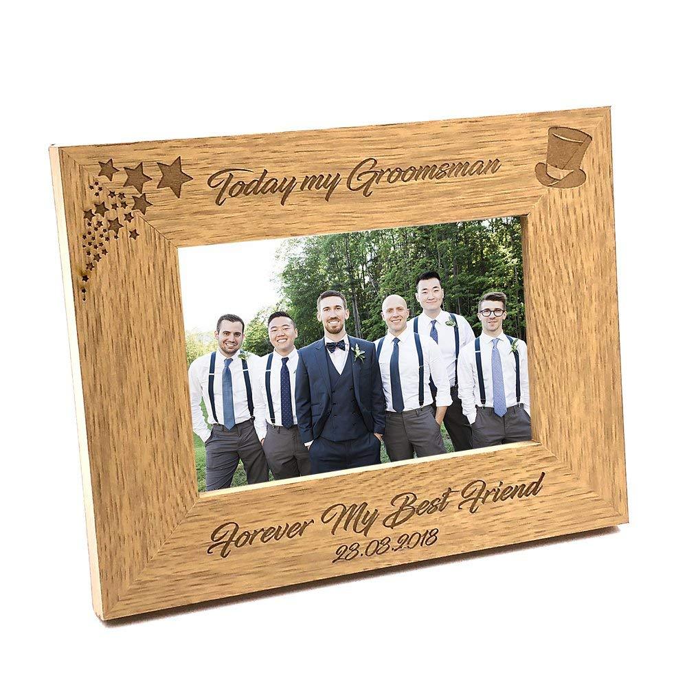Personalised Groomsman Photo Frame Wedding Gift - ukgiftstoreonline