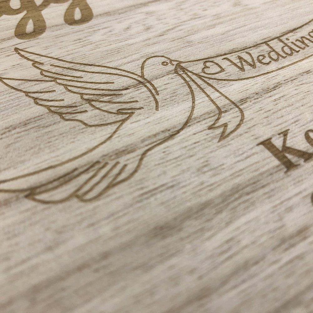 Personalised Large Wedding wooden Memories Keepsake Box - ukgiftstoreonline