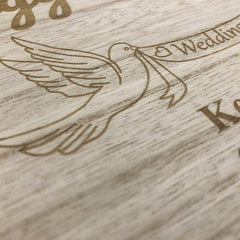 Personalised Large Wedding wooden Memories Keepsake Box - ukgiftstoreonline
