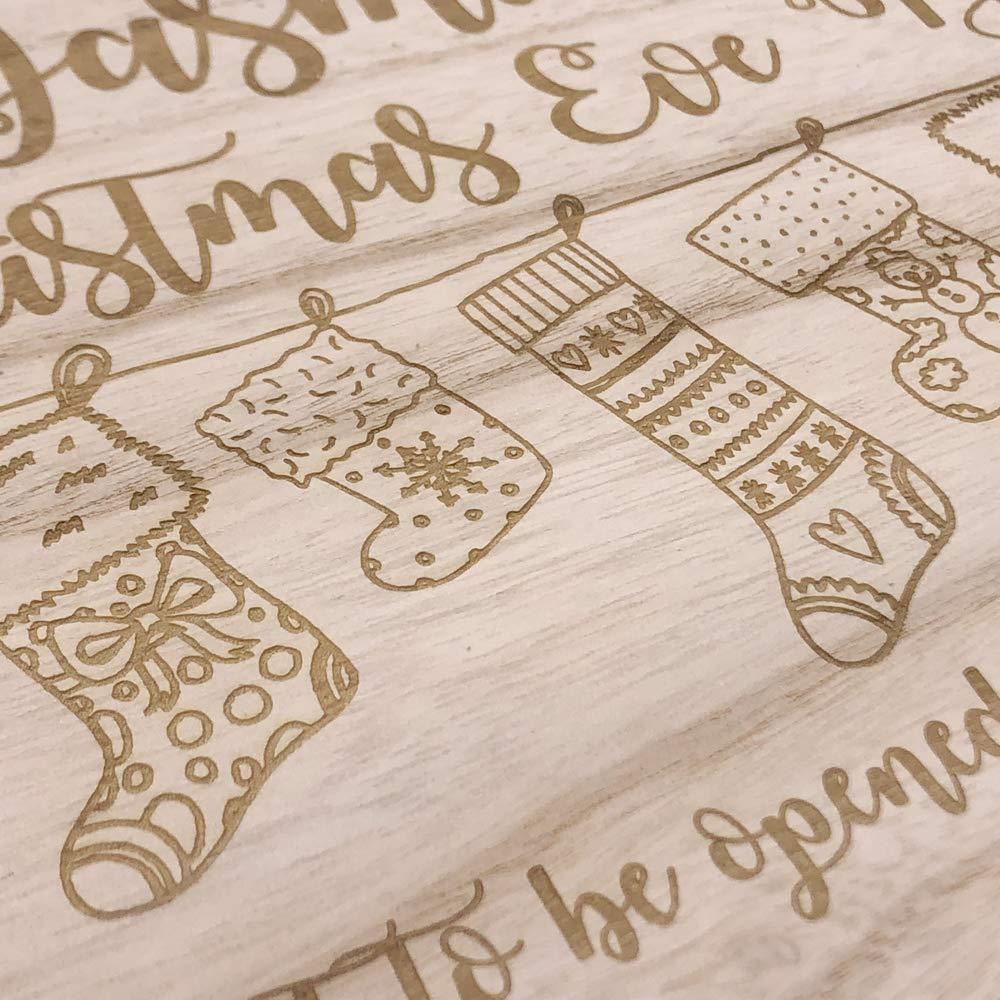 Personalised Large Wooden Christmas Eve Box - ukgiftstoreonline