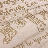 Personalised Large Wooden Christmas Eve Box - ukgiftstoreonline