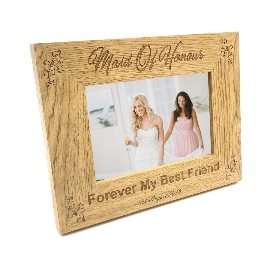 Personalised Maid Of Honour Photo Frame Wedding Gift - ukgiftstoreonline