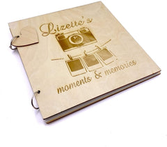 Personalised Moments and Memories Scrapbook Photo Album - ukgiftstoreonline