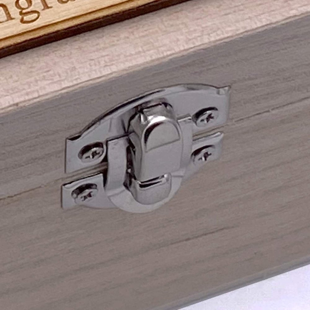 Personalised Mr and Mrs Wooden Keepsake Memory Wedding Gift Box - ukgiftstoreonline