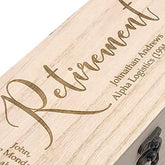 Personalised Retirement Champagne or Wine Bottle Holder Gift - ukgiftstoreonline