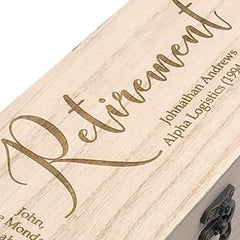 Personalised Retirement Champagne or Wine Bottle Holder Gift - ukgiftstoreonline