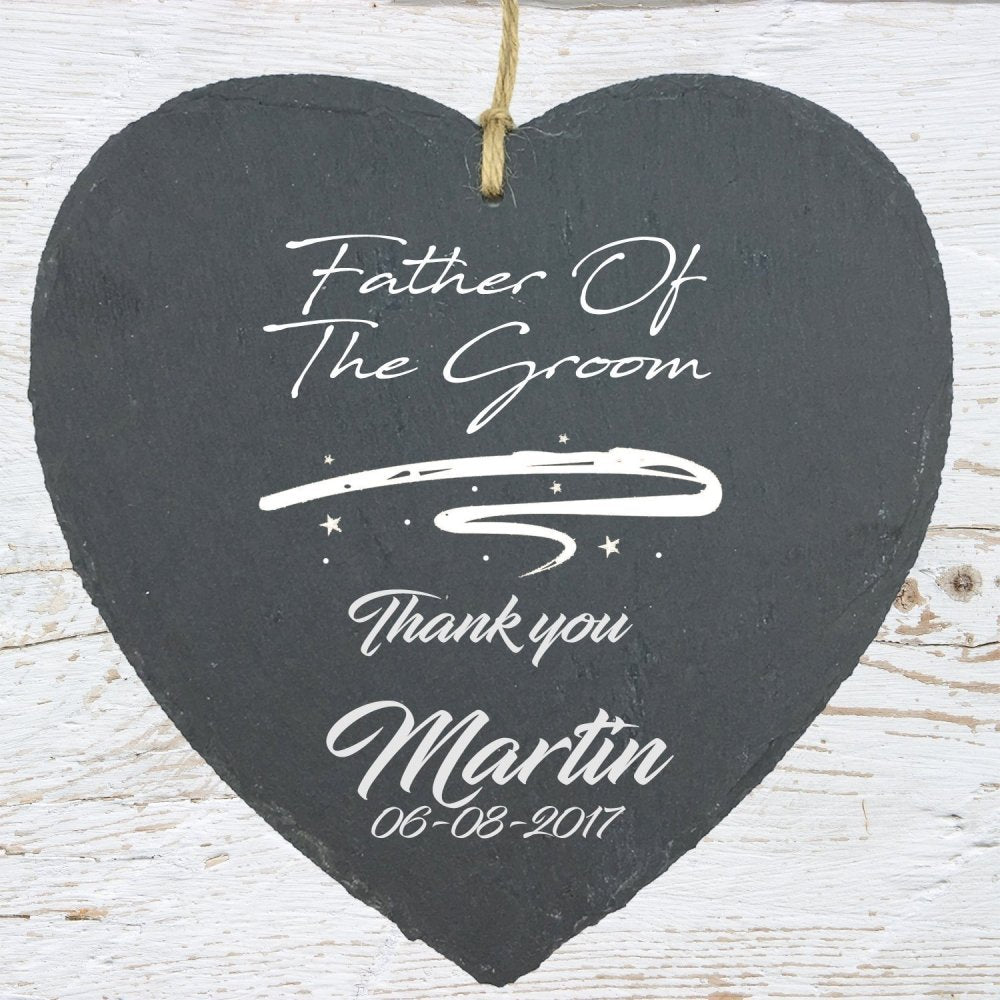 Personalised Slates Wedding Favour Gift Bridesmaid Best Man etc - ukgiftstoreonline