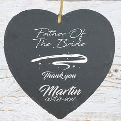 Personalised Slates Wedding Favour Gift Bridesmaid Best Man etc - ukgiftstoreonline