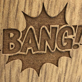 Personalised Super Dad Wooden Photo Frame Gift - ukgiftstoreonline