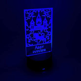 Personalised Unicorn Themed LED Night Lamp for Girls Seven Colour Changing - ukgiftstoreonline