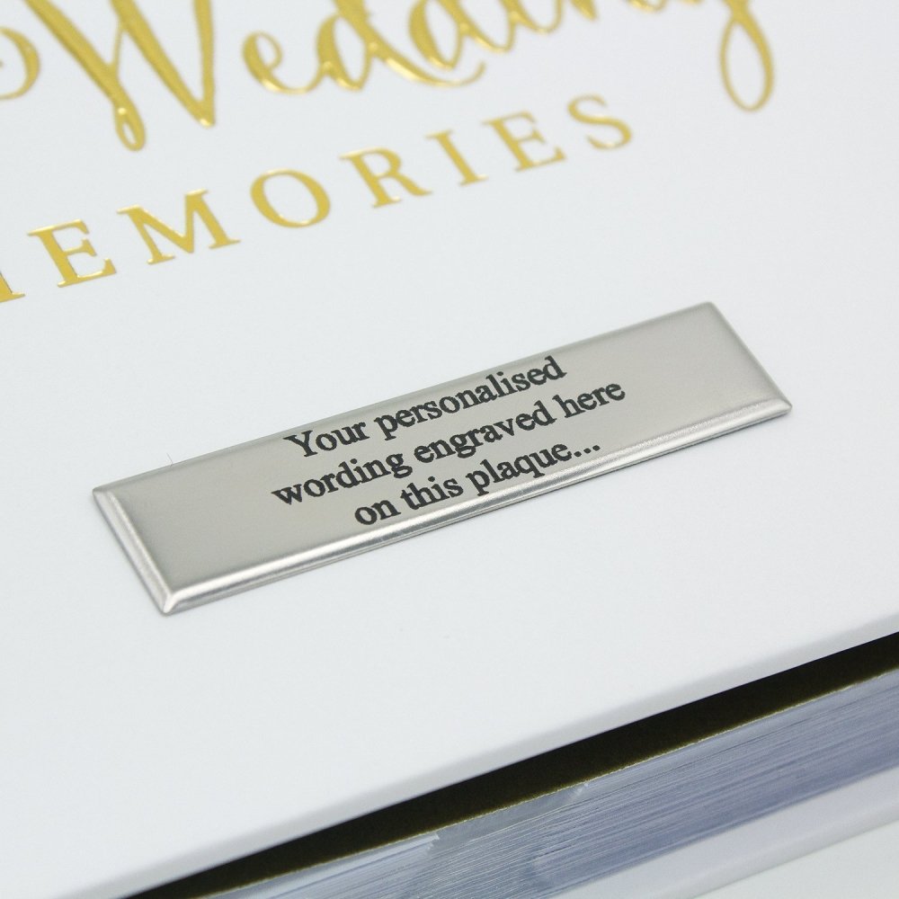 Personalised Wedding Photo Album 80 6x4" with verse design Gift -