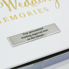 Personalised Wedding Photo Album 80 6x4" with verse design Gift -