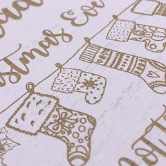 Personalised White Christmas Eve Wooden Keepsake Box - ukgiftstoreonline