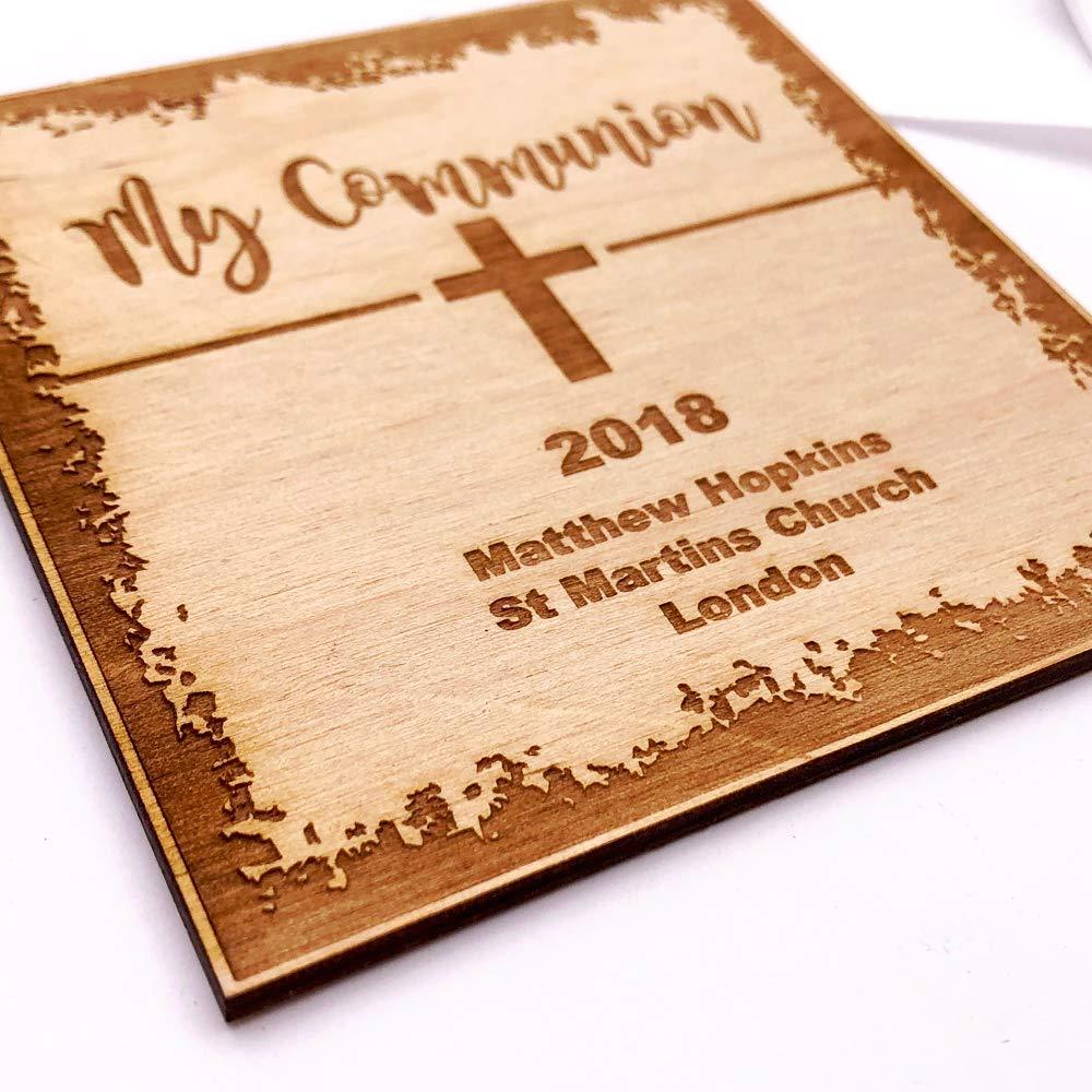 Personalised White Communion Scrapbook Photo Album or Guest Book - ukgiftstoreonline