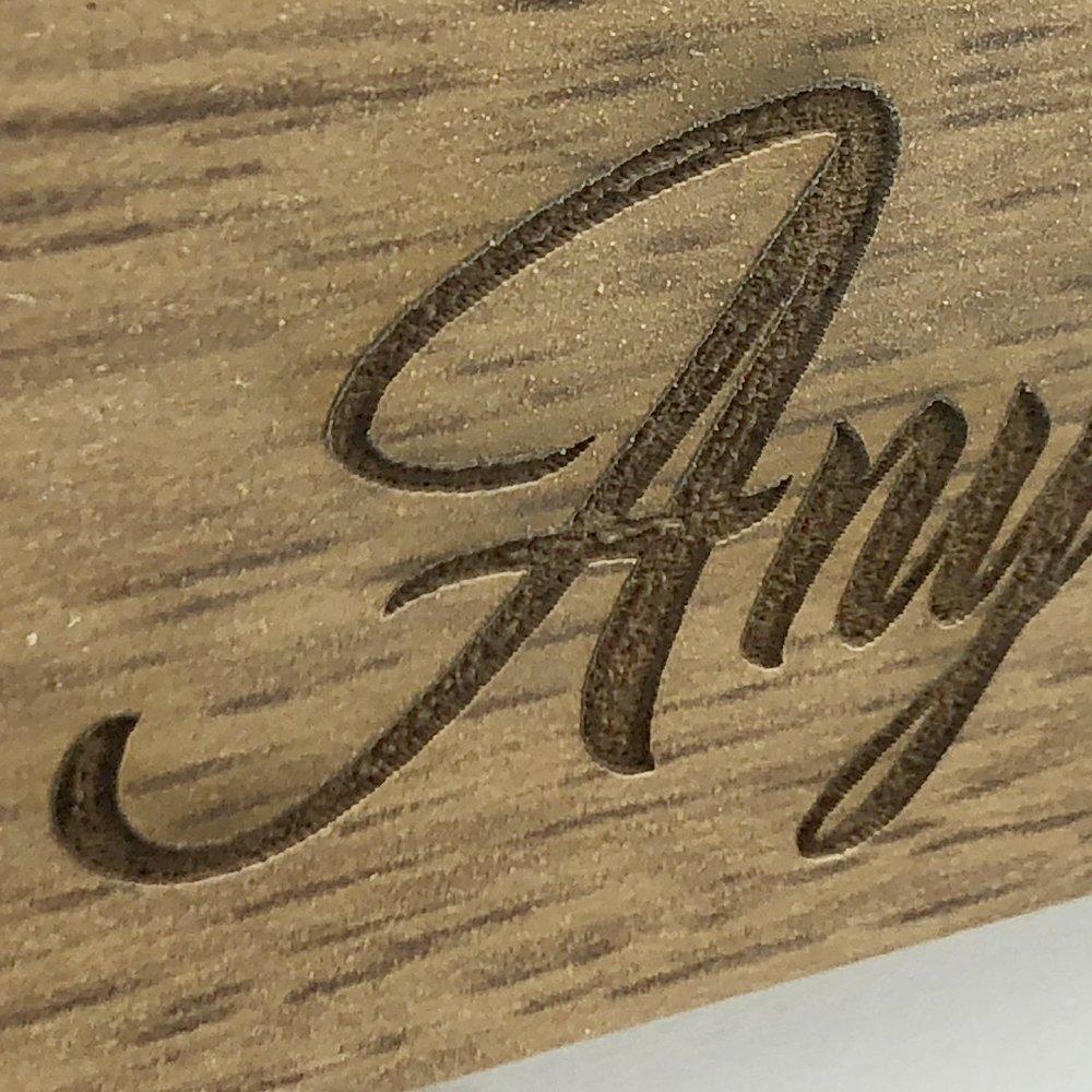 Personalised Wooden Triple Photo 6 x 4 Frame Custom Engraved Any Message - ukgiftstoreonline