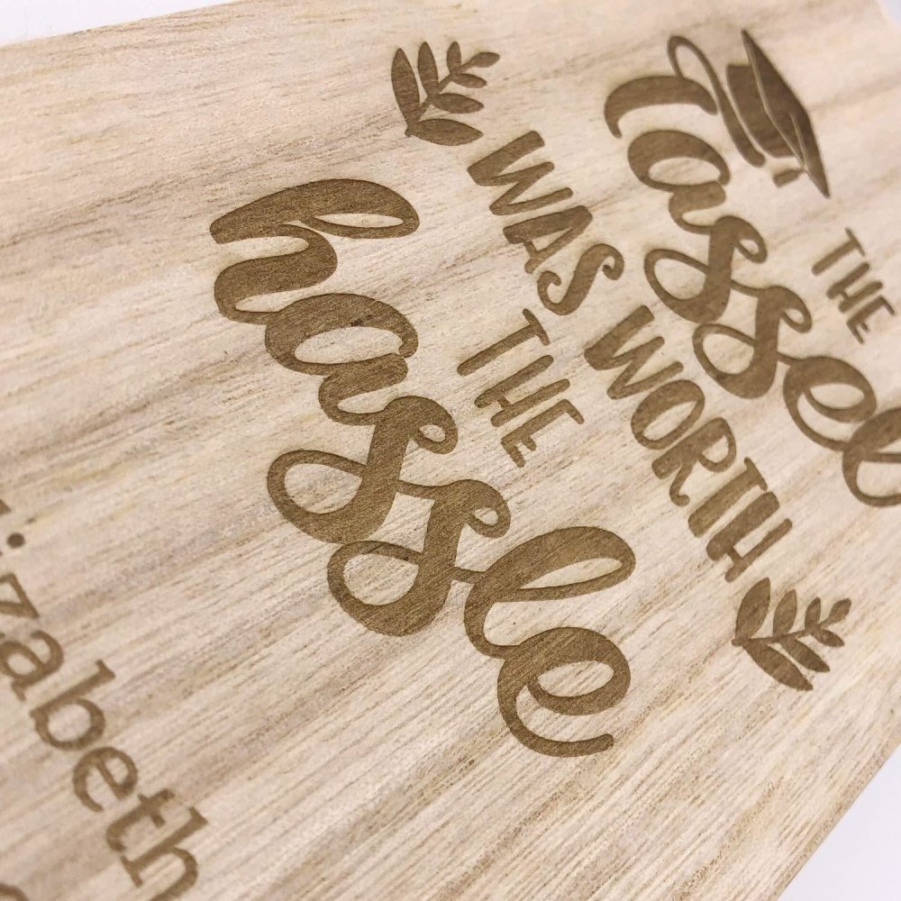 Personalised Wooden Wine/Champagne Box - Graduation Gift - ukgiftstoreonline