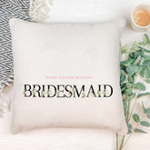 personalised thank you for being my bridesmaid Cushion Gift