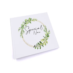 Personalised Special Nan Wreath Design Photo Album