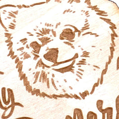 Pomeranian Dog keyring or Bag Charm Gift - ukgiftstoreonline