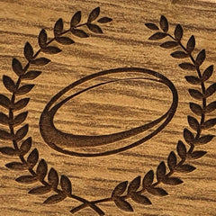 Rugby Themed Personalised Engraved Photo Frame - ukgiftstoreonline