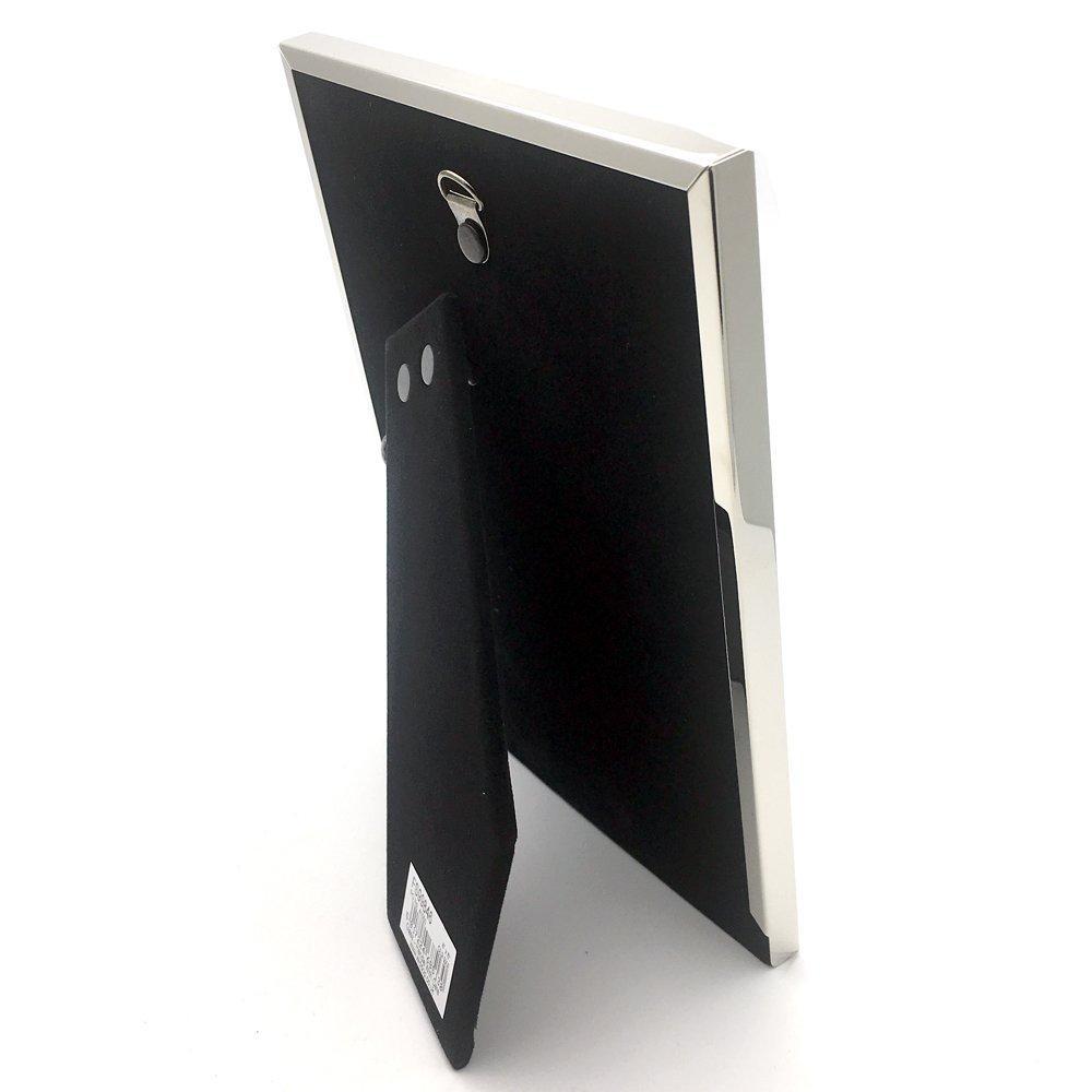 Shiny Nickel Plated Finish Photo Frame 4" x 6" Photo Frame Silver Frames