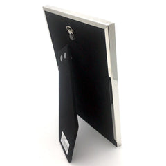 Shiny Nickel Plated Finish Photo Frame 4" x 6" - ukgiftstoreonline