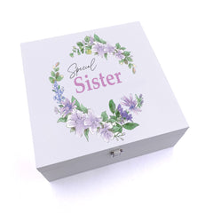 ukgiftstoreonline Personalised Special Sister Keepsake Wooden Box