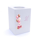 Personalised 21st Birthday Gifts For Her Tea Light Holder