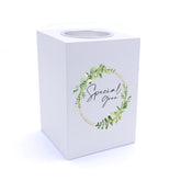 Personalised Special Gran Wreath Design Gift Tea Light Holder
