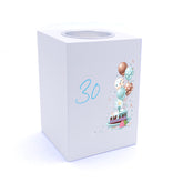 Personalised 30th Birthday Gifts For Him Tea Light Holder