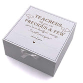 Teacher Gift Thank you Keepsake Box Vintage Style wooden Memories - ukgiftstoreonline