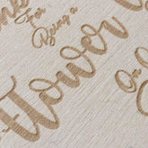 Thank You Flower Girl Wooden Hanging Heart Wedding Plaque Gift - ukgiftstoreonline