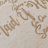 Thank You Maid Of Honour Wooden Hanging Heart Wedding Plaque Gift - ukgiftstoreonline