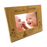 ukgiftstoreonline Me and My Grandpa Love You To The Moon Photo Frame Gift - ukgiftstoreonline