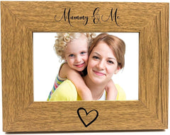 ukgiftstoreonline Mummy and Me Engraved Photo Frame Gift FW408 - ukgiftstoreonline