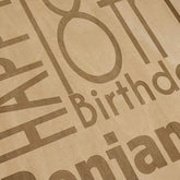 ukgiftstoreonline Personalised 18th Birthday Engraved Large Wooden Scrapbook Photo Album - ukgiftstoreonline