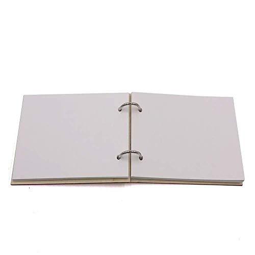 ukgiftstoreonline Personalised 50th Birthday Engraved Large Wooden Scrapbook Photo Album - ukgiftstoreonline