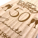 ukgiftstoreonline Personalised Birthday Gift Champagne or Wine Bottle Holder Gift 18th, 21st, 30th, 40th, 50th, 60th, 70th, 80th, 90th - ukgiftstoreonline