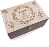 ukgiftstoreonline Personalised christening, Baptism or Communion gift Keepsake Memory Box - ukgiftstoreonline