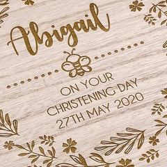 ukgiftstoreonline Personalised christening, Baptism or Communion gift Keepsake Memory Box - ukgiftstoreonline