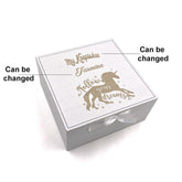 ukgiftstoreonline Personalised Follow Your Dreams Unicorn Keepsake Box Gift - ukgiftstoreonline
