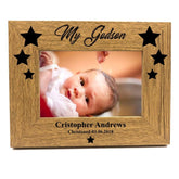 ukgiftstoreonline Personalised Godson Wooden Photo Frame Gift - ukgiftstoreonline