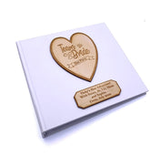 ukgiftstoreonline Personalised Hen Night Photo Album Keepsake Gift Engraved Wood Design - ukgiftstoreonline